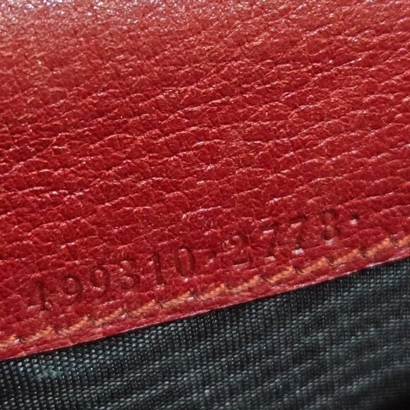 Gucci GG Floral Embroidered Crystal Fiori Small Wallet Red  Gucci‎ GG Embroidered Floral Crystal Continental Red Leather Trifold Wallet